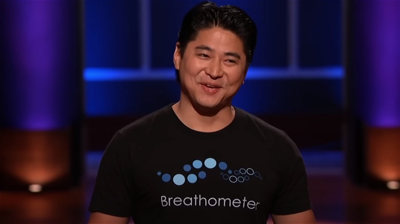 Charles Michael Yim pitching on Shark Tank