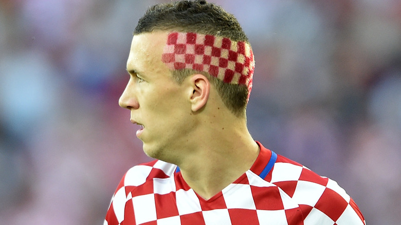 Ivan Perisic playing football