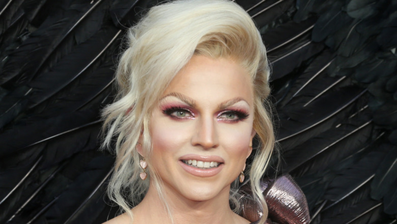 Courtney Act smiling