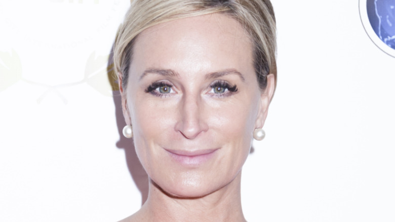 Sonja Morgan wearing her hair up