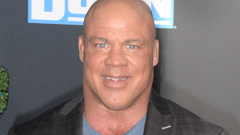 Kurt Angle on red carpet