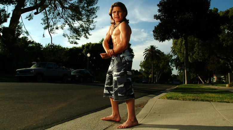 Richard Sandrak poses at 12 years old