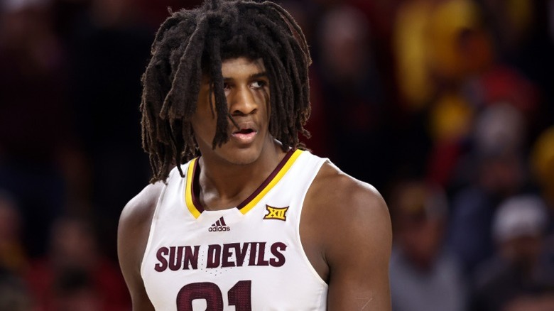 Jayden Quaintance #21 of the Arizona State Sun Devils during a game against Iowa State (2025)