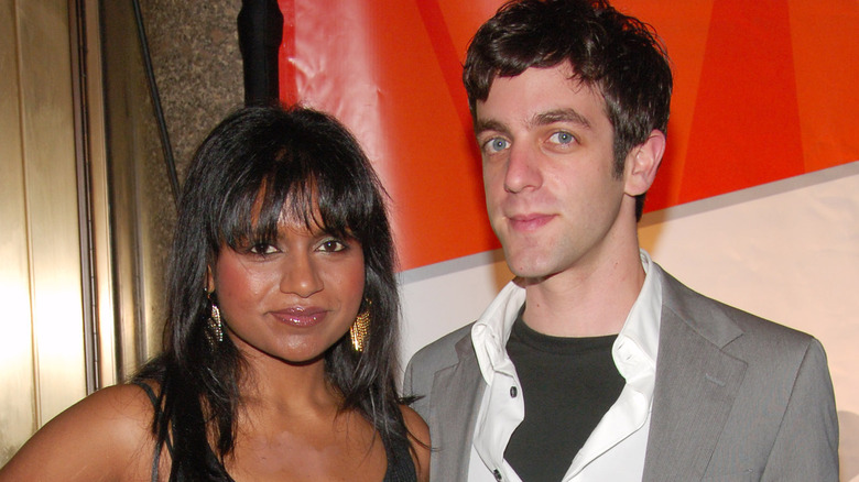 Mindy Kaling and B.J. Novak pose together in 2006