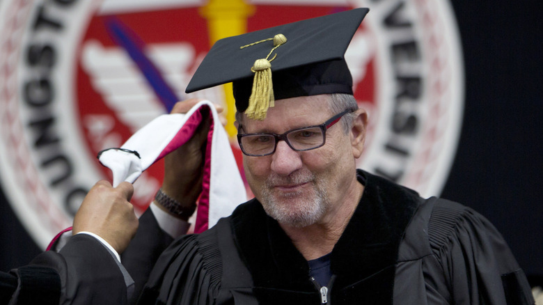 Ed O'Neill receiving degree