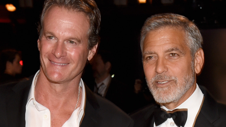 Rande Gerber and George Clooney smiling