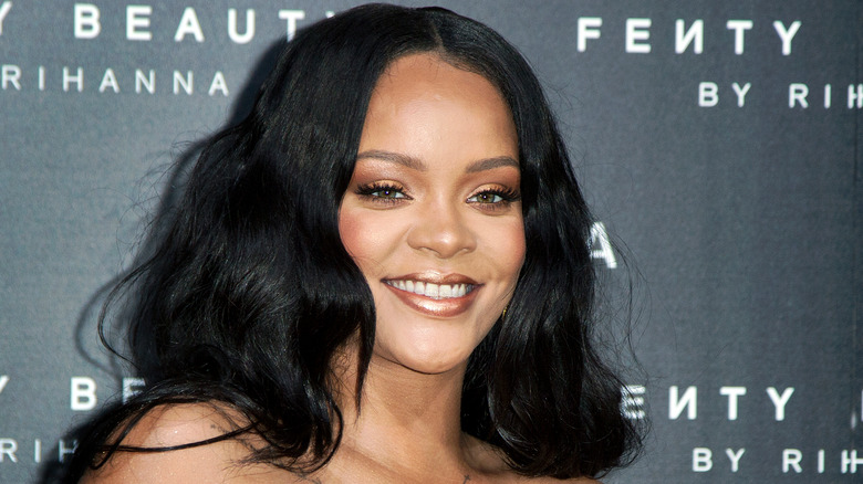 Rihanna smiling