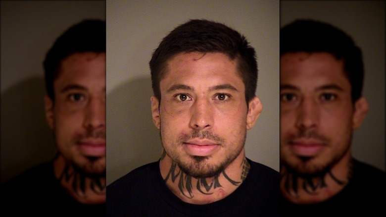 Jon 'War Machine' Koppenhaver's mugshot taken after his arrest