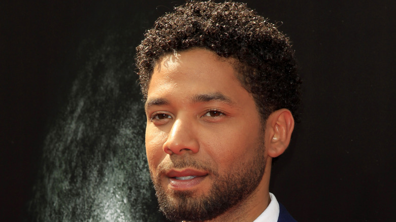 Jussie Smollett smiling