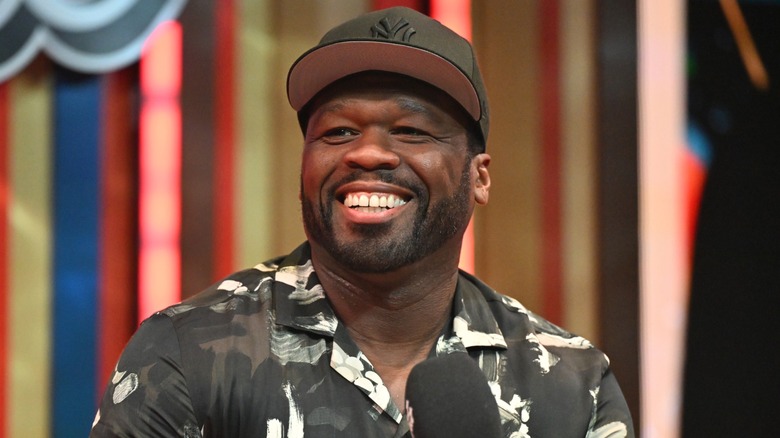 50 Cent is all smiles