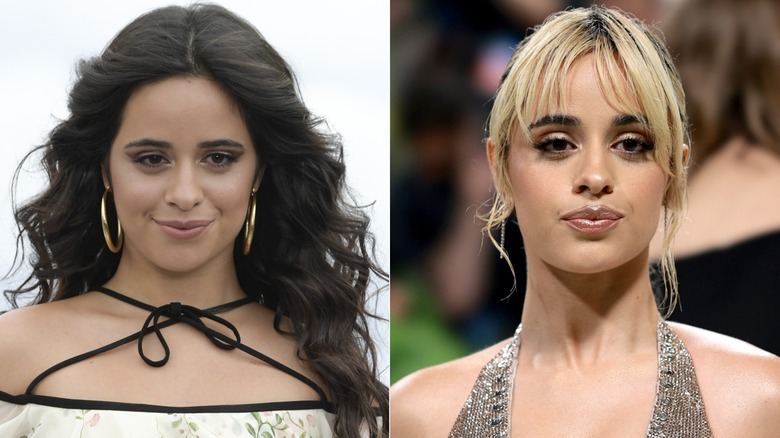 Camila Cabello's blond hair transformation