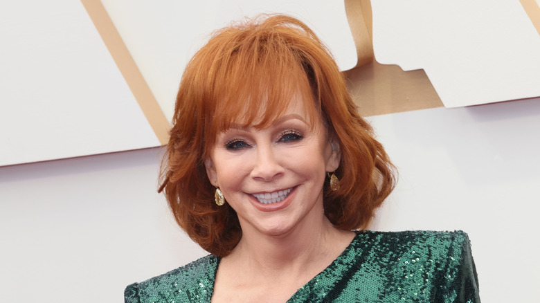 Reba McEntire smiling