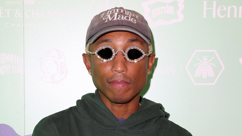 Pharrell Williams wearing a hat