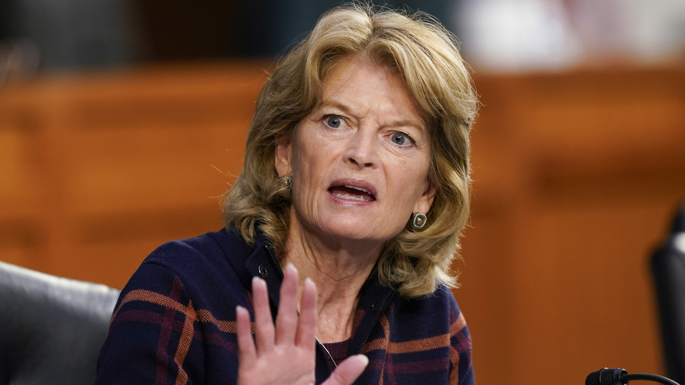 Lisa Murkowski speaking at a hearing