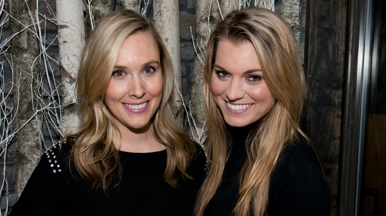 Cristina Gibson smiling with Lindsay Hubbard