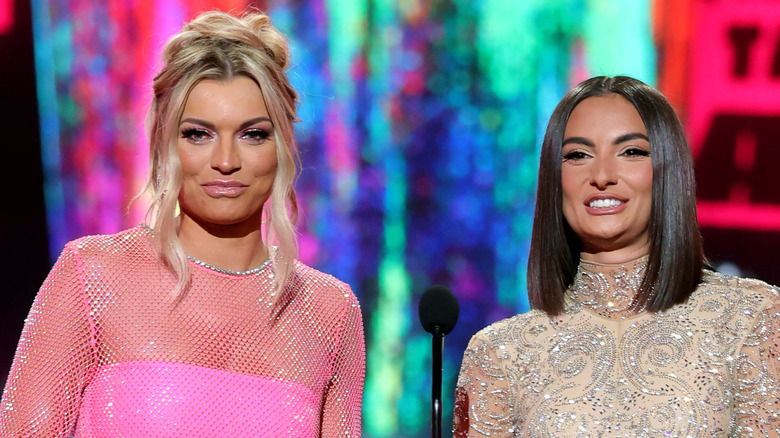 Lindsay Hubbard smiling, Paige DeSorbo straight hair