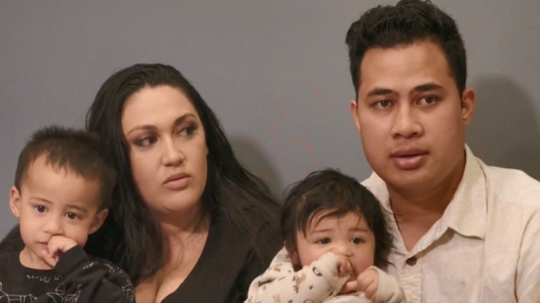 Kalani and Asuelu with kids on 90 Day Fiance