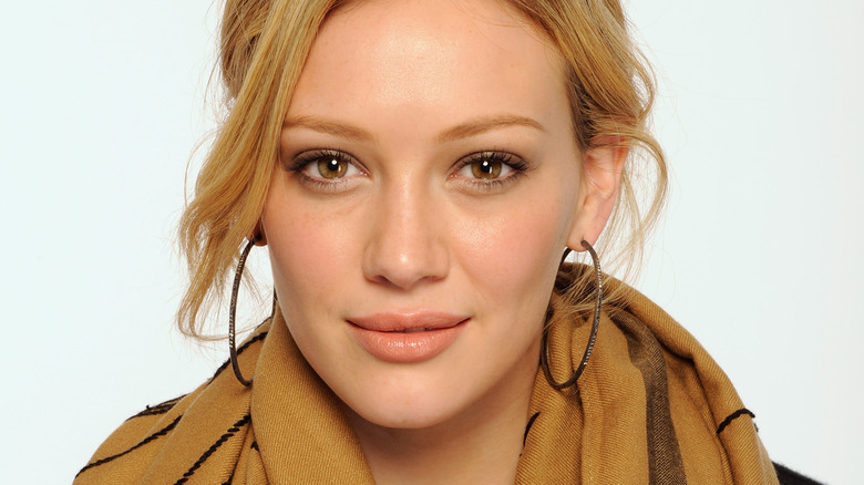 Hilary Duff looking artsy at the Tribeca Film Festival