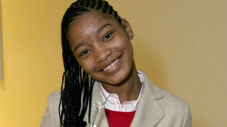 A young Keke Palmer smiling