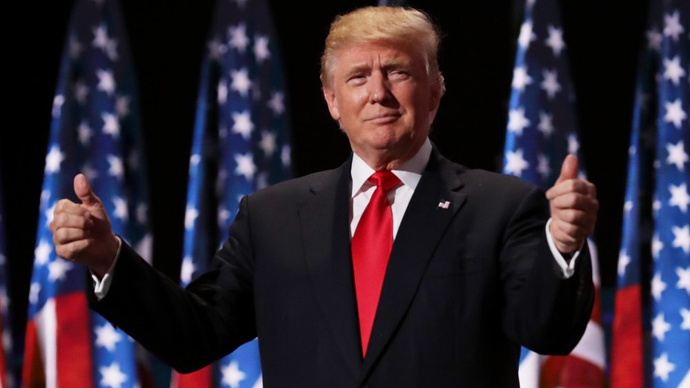 Donald Trump at the Republican National Convention in 2016