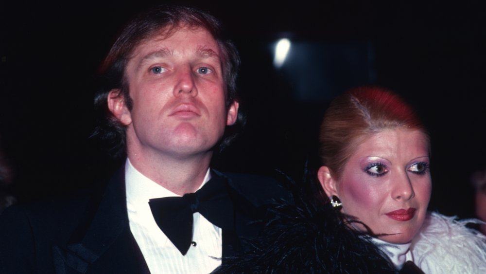 Donald Trump and Ivana Trump at an event in 1980