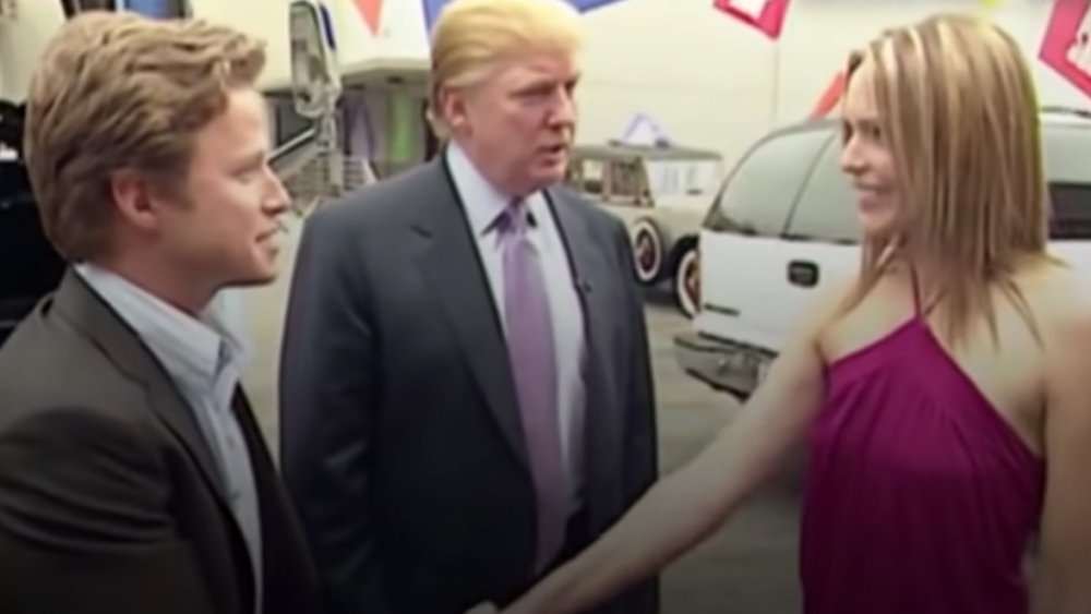 Billy Bush, Donald Trump, and Arianne Zucker in 2005