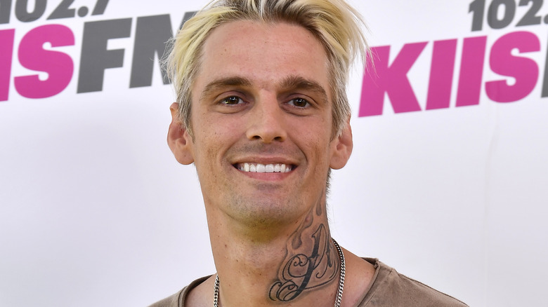 Aaron Carter smiling 