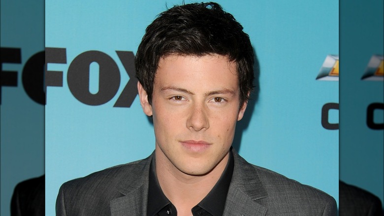 Cory Monteith posing 