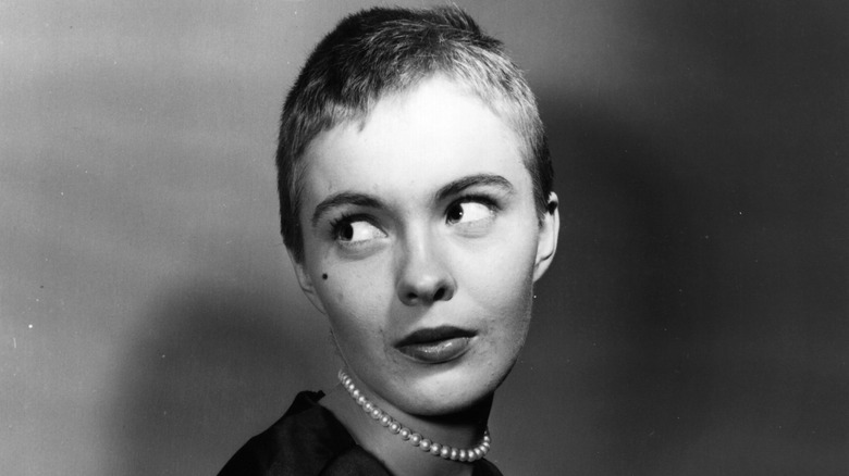 Jean Seberg posing 