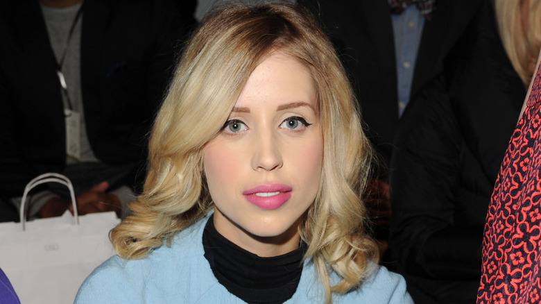 Peaches Geldof posing