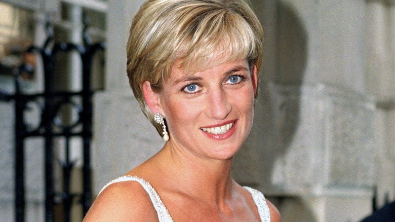 Princess Diana smiling 