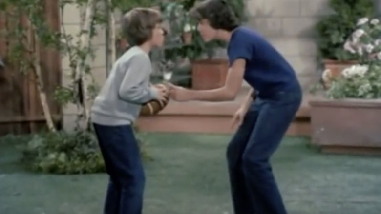 Mike Lookinland and Christopher Knight of The Brady Bunch