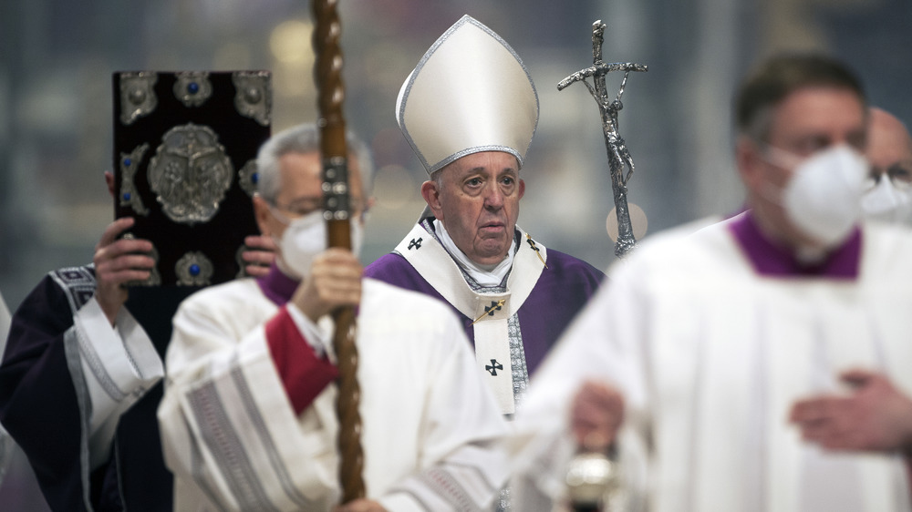 Pope Francis at mass in Erbil, Iraq March 2021