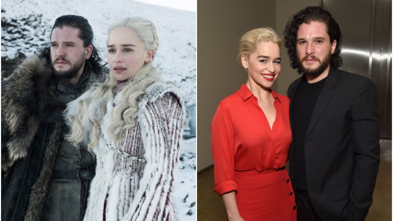 Jon Snow and Daenerys Targaryen, Emilia Clarke, Kit Harrington