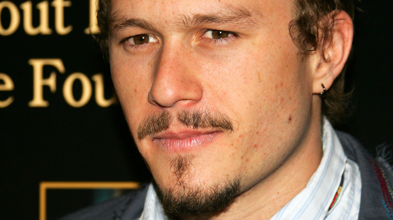 Heath Ledger on a red carpet