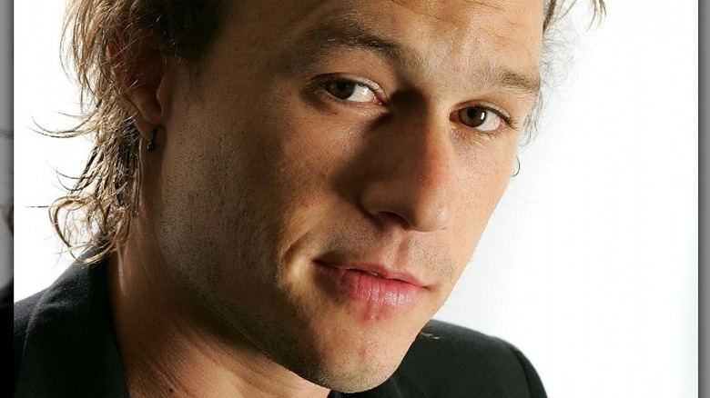 Heath Ledger posing