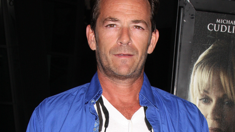 Luke Perry at a movie premiere