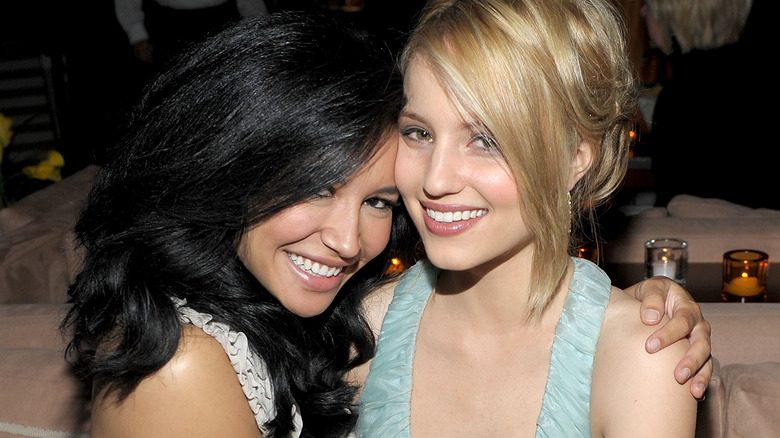 Naya Rivera and Dianna Agron smiling together