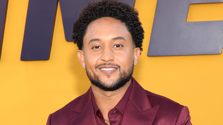 Tahj Mowry smiling