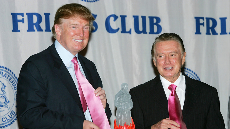 Donald Trump and Regis Philbin