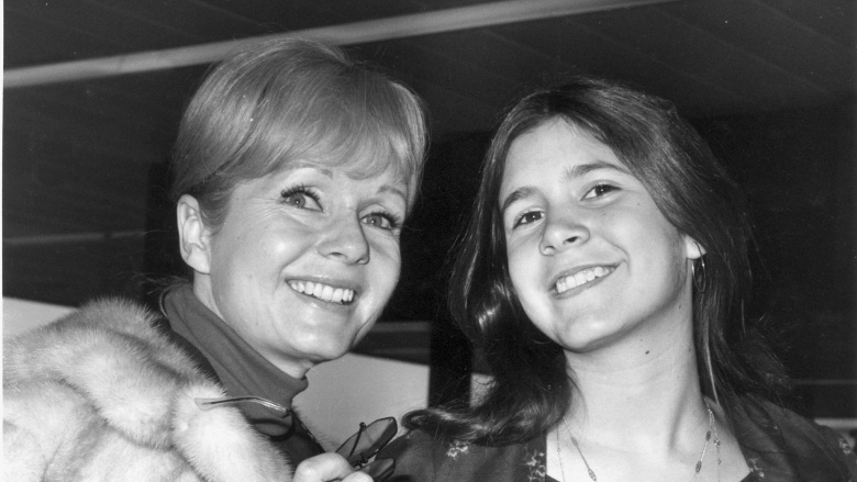 Debbie Reynolds and Carrie Fisher