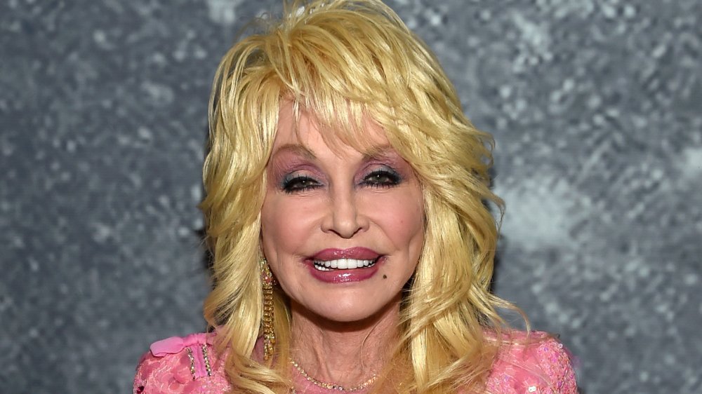 Dolly Parton smiling