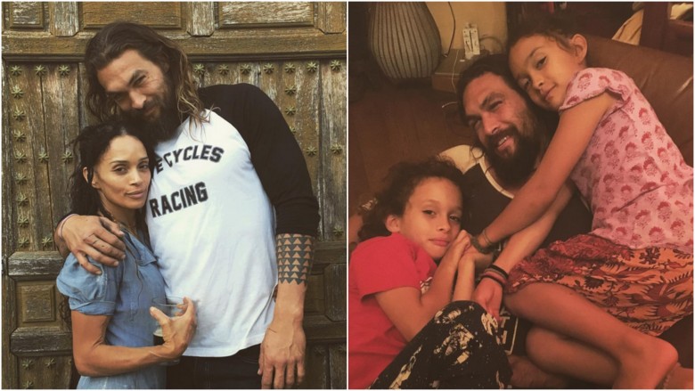 Jason Momoa Lisa Bonet and their kids