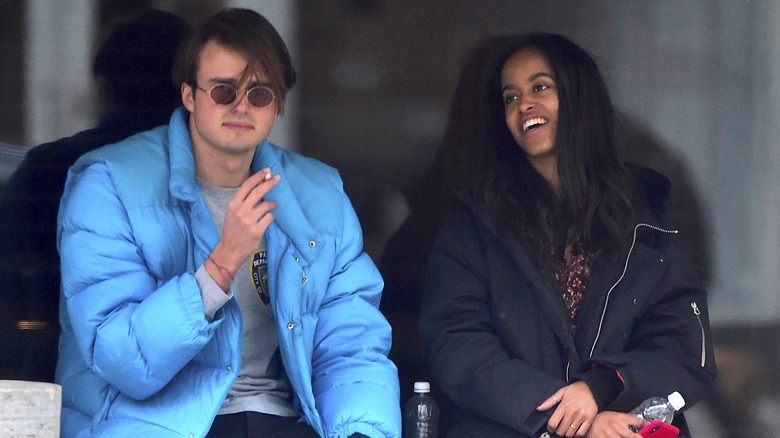 Rory Farquharson and Malia Obama in NYC in 2018