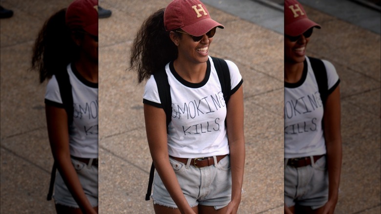 Malia Obama at the Made in America festival