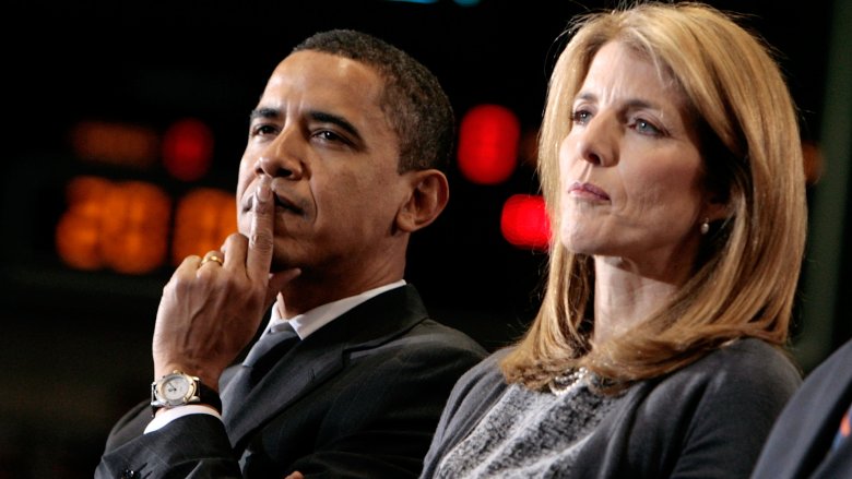 Barrack Obama Caroline Kennedy 