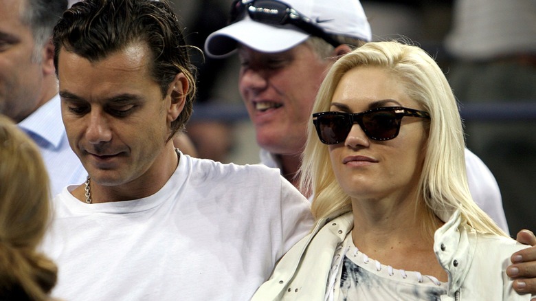 gavin rossdale and gwen stefani looked strained at the tennis