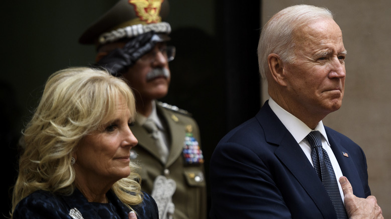 Jill and Joe Biden in Italy in November 2021