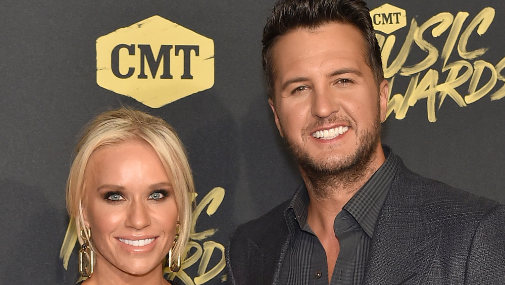 Luke Bryan and Caroline Boyer at the 2018 CMT Music Award