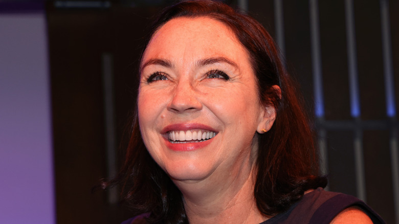 Stephanie Courtney beaming